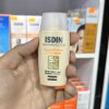 ضد آفتاب رنگی فیوژن واتر ایزدین اصل اسپانیا 50 میل رنگ لایت| isdin fotoprotector fusion water sunscreen spf 50 color light