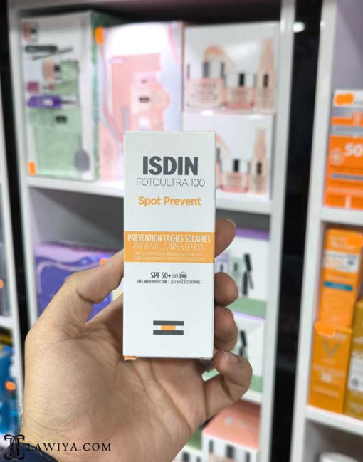 ضد آفتاب ایزدین Isdin ضد لک مدل اسپات پریونت Spot Prevent بی رنگ اصل اسپانیا