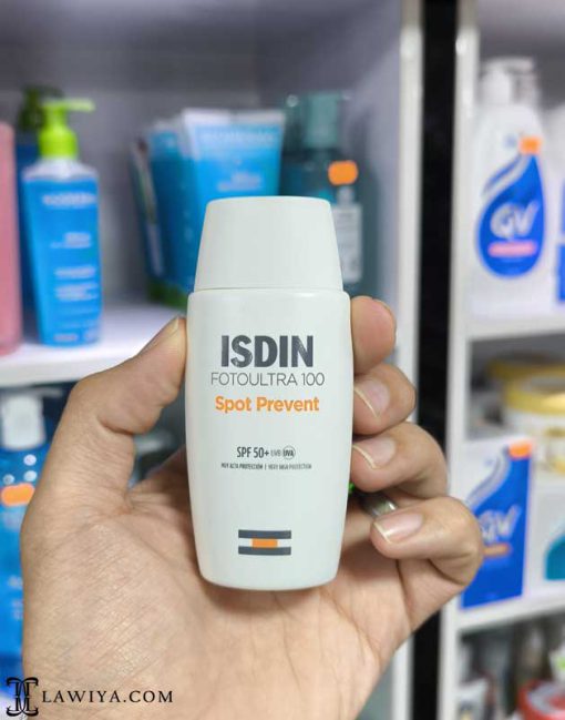 ضد آفتاب ایزدین Isdin ضد لک مدل اسپات پریونت Spot Prevent بی رنگ اصل اسپانیا