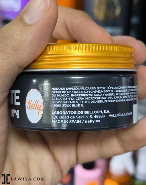 واکس مو مردانه مات نلی 100 میل اصل اسپانیا | NELLY CERA MATE 100 ML MATT STYLING WAX Nº4