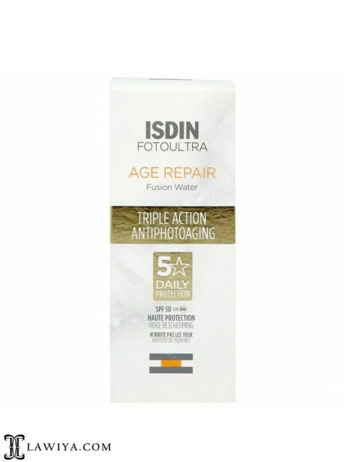 کرم ضد آفتاب جوانساز ایزدین Isdin age repair fusion water spf50