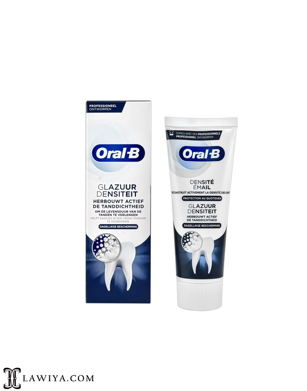 خمیر دندان اورال بی (Oral-B GlAZUUR DENSITEIT) اصل آلمان 75 میل _ تقویت کننده عمر دندان