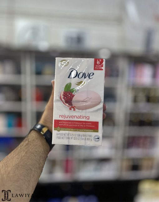 صابون Dove مدل rejuvenating انار اصل کانادا بسته 6 عددی