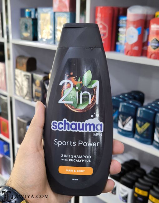 شامپو سر و بدن مردانه schauma