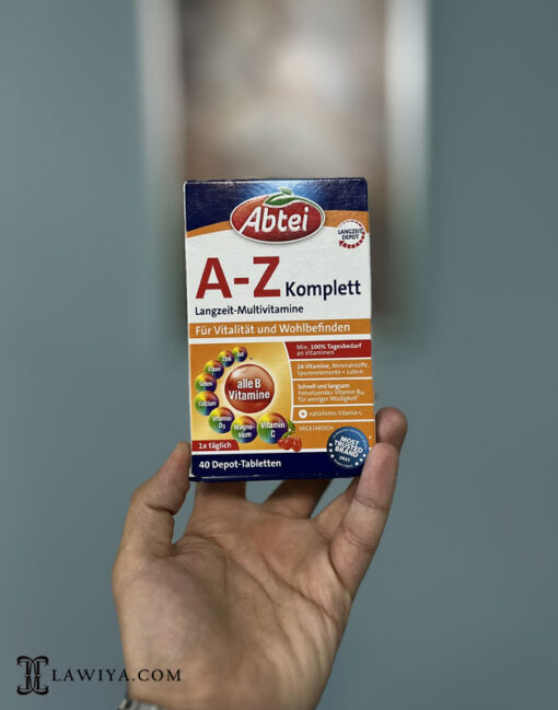 مولتی ویتامین A-Z برند abtei اصل آلمان 40 عددی