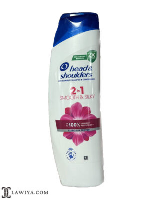 شامپو هد اند شولدرز ضد شوره و صاف کننده HEAD&SHOULDERS مدل SMOOTH AND SILKY حجم330ml