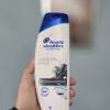 شامپو ضد شوره هد اند شولدرز Head & Shoulders مدل CHARCOAL DETOX حجم 400 میل