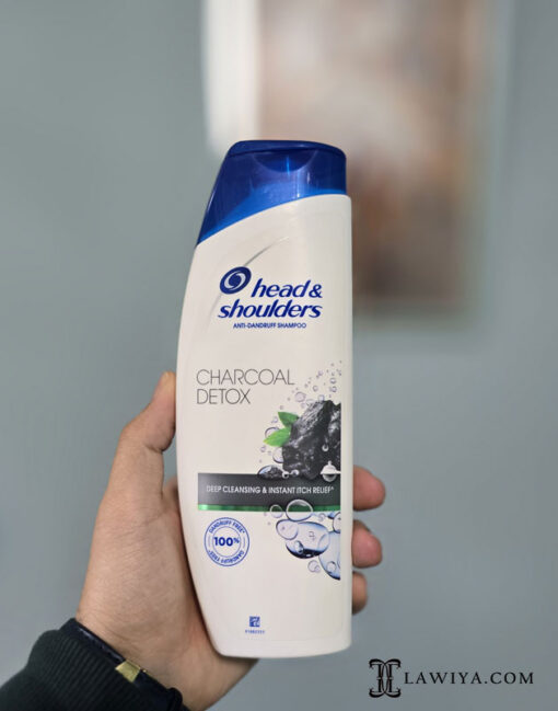 شامپو ضد شوره هد اند شولدرز Head & Shoulders مدل CHARCOAL DETOX حجم 400 میل