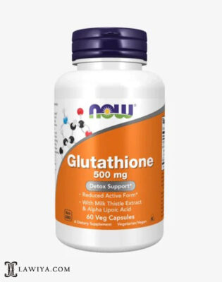 گلوتاتیون ناو 500 میلی گرم 60 عدد NOW Glutathione