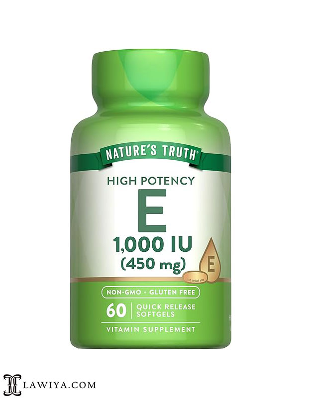 ویتامین E نیچرز تروس ضد چین و چروک اصل آمریکا Nature’s Truth Vitamin E 1000IU