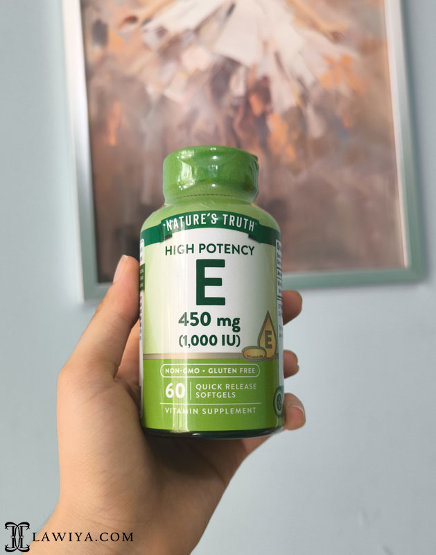 ویتامین E نیچرز تروس ضد چین و چروک اصل آمریکا Nature’s Truth Vitamin E 1000IU